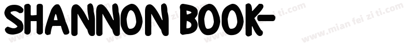 Shannon Book字体转换